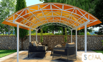 Навес с установкой под ключ