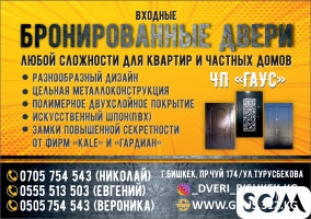 Бронированные и входные двери в Бишкеке