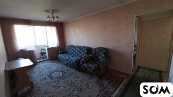 Сдаю 3-комнатную квартиру, 8 микрорайон, 45 000 сом, б/п