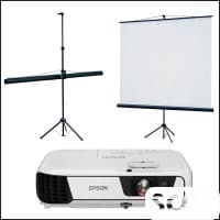 Проектор и экран в Бишкеке. Изготовление Слайд шоу и показ на