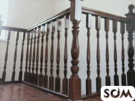 Изготовление деревянных лестниц! Сосна, карагач. Качество! Гарантия!