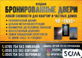 Бронированные и входные двери в Бишкеке