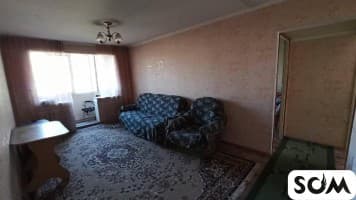 Сдаю 3-комнатную квартиру, 8 микрорайон, 45 000 сом, б/п